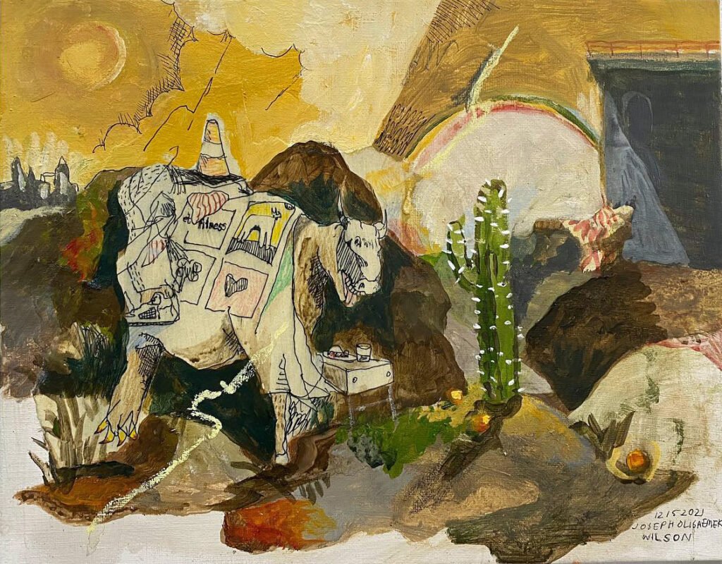 Joseph Olisaemeka Wilson desert scene.